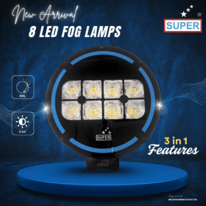 8 LED Foglamp with DRL